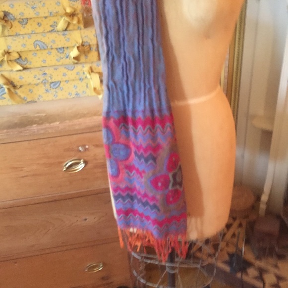 Colorful Thick Cotton Scarf - Picture 5 of 6